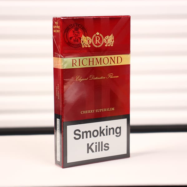 Отзыв richmond. Ричмонд вишня тонкие. Сигареты Richmond Cherry SUPERSLIM. Табак Ричмонд черри. Ричмонд тонкие вишневые.