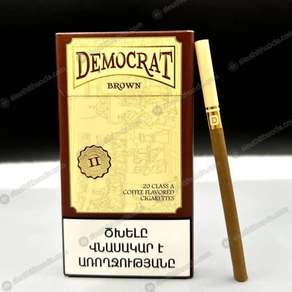 THUỐC LÁ DEMOCRAT COFFEE BROWN