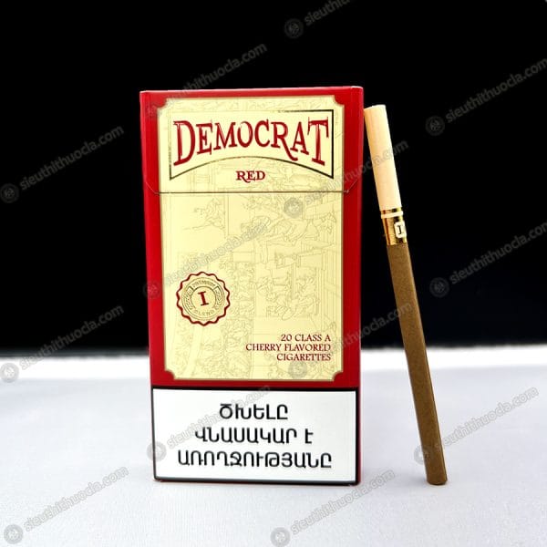 THUỐC LÁ DEMOCRAT CHERRY RED