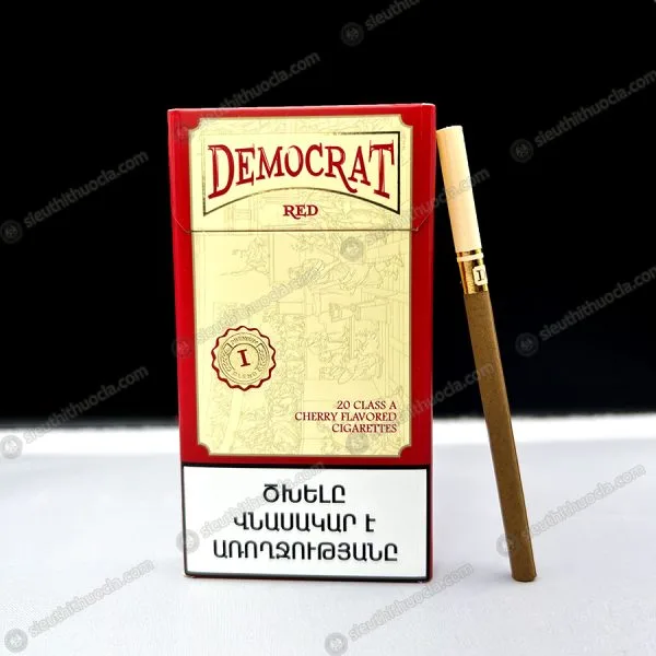 THUỐC LÁ DEMOCRAT CHERRY RED